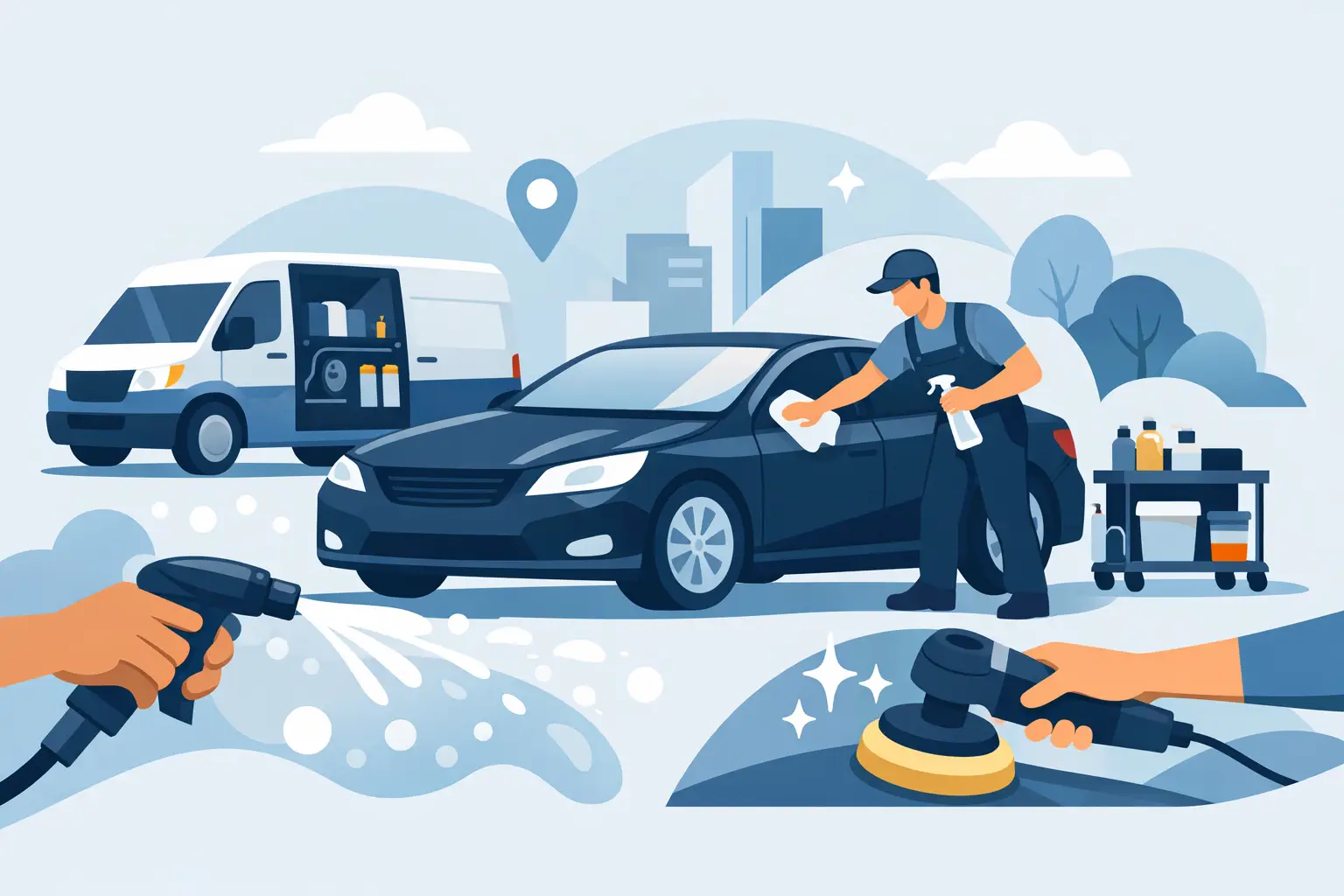How Mobile Detailing Works for Your Vehicle
