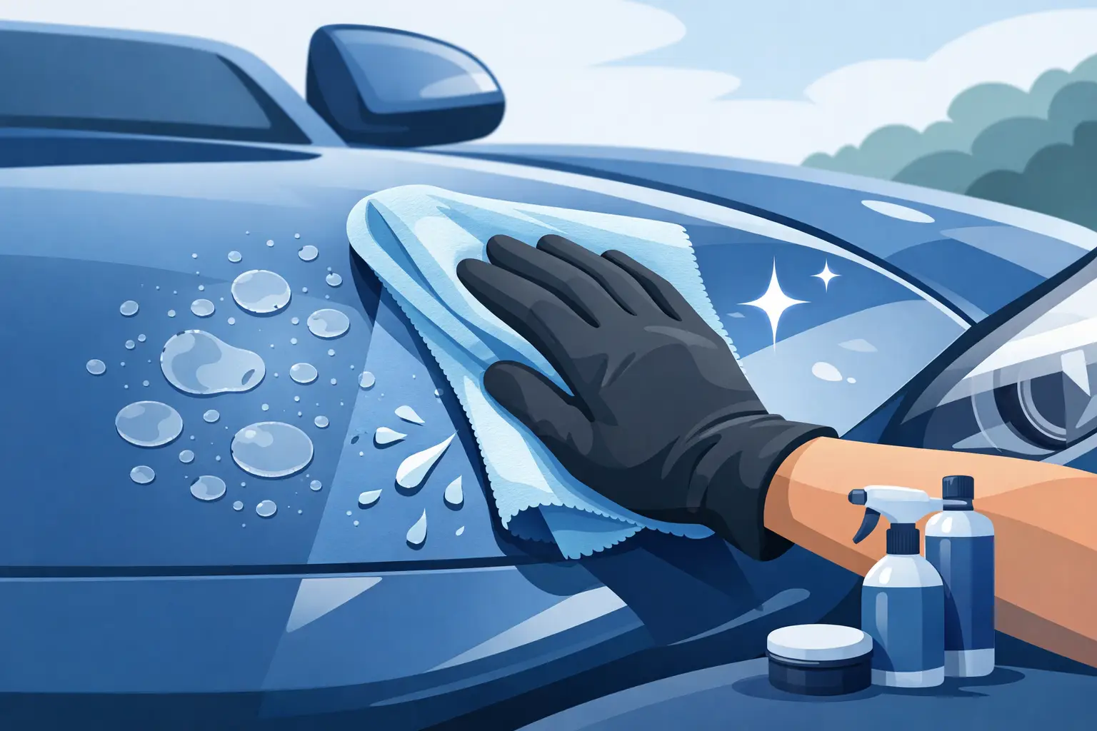 How to Remove Water Spots Without Damaging Paint